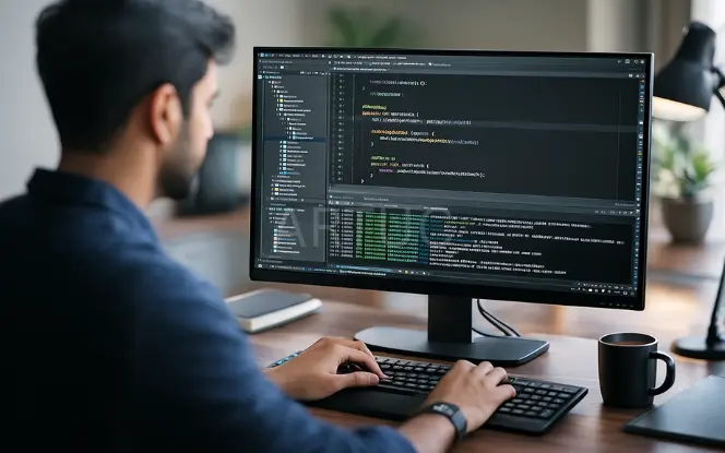  Java student practicing backend development using Spring Boot and APIs.